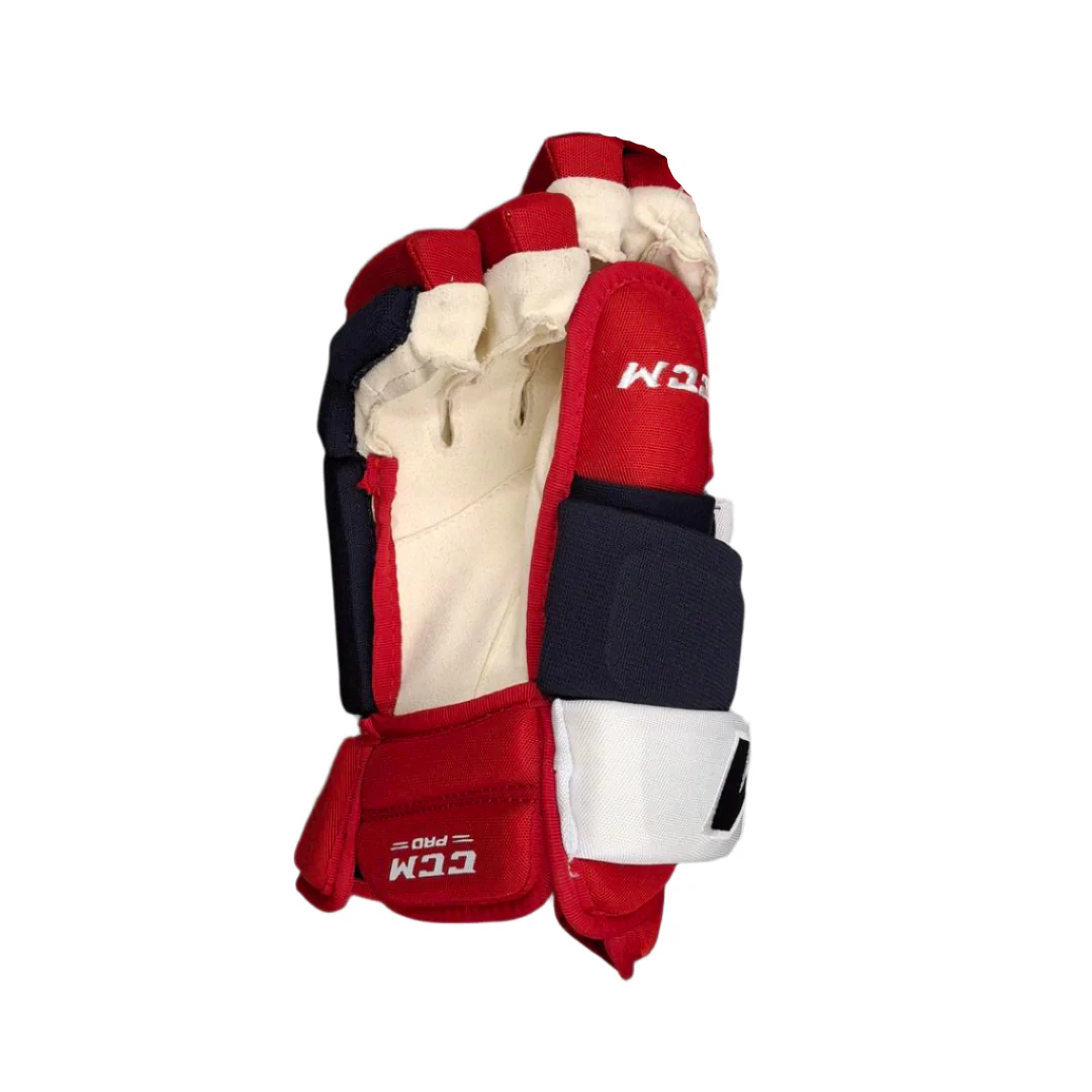 CCM Senior Pro Stock Hockey Player Gloves - Image 6