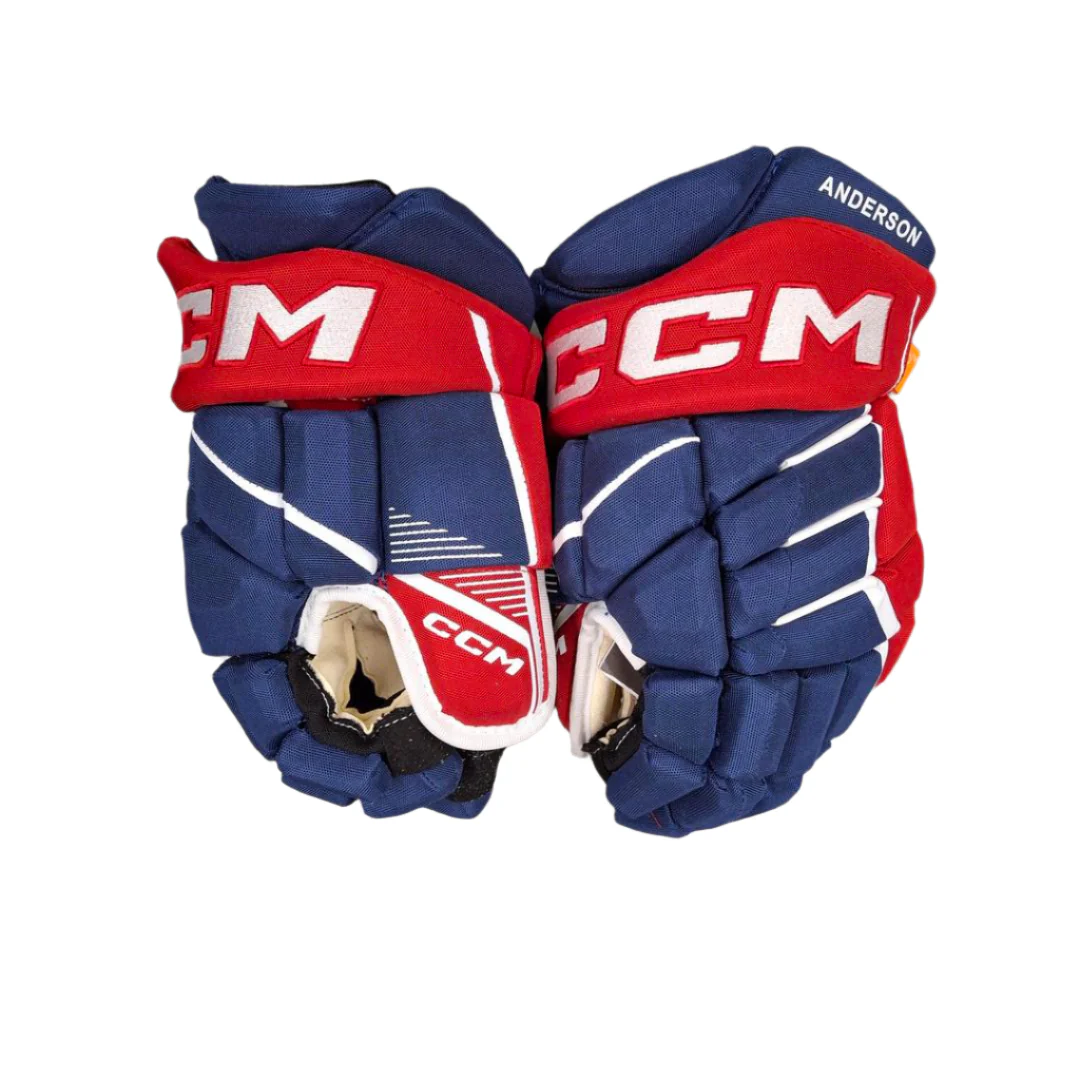 CCM Senior Pro Stock Hockey Player Gloves - Image 7