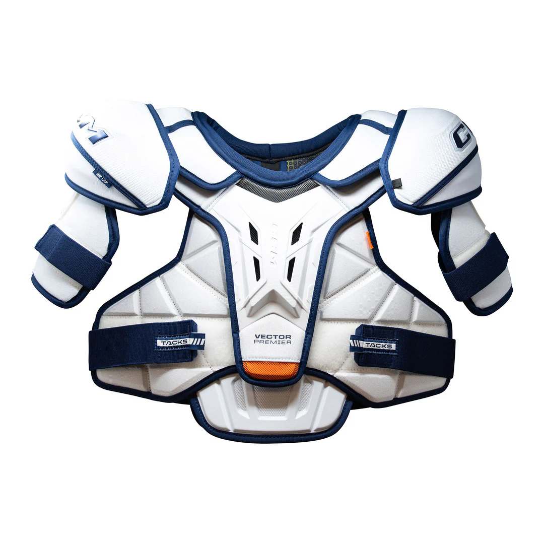 CCM Senior Tacks Vector Premier (S24) Hockey Player Shoulder Pads