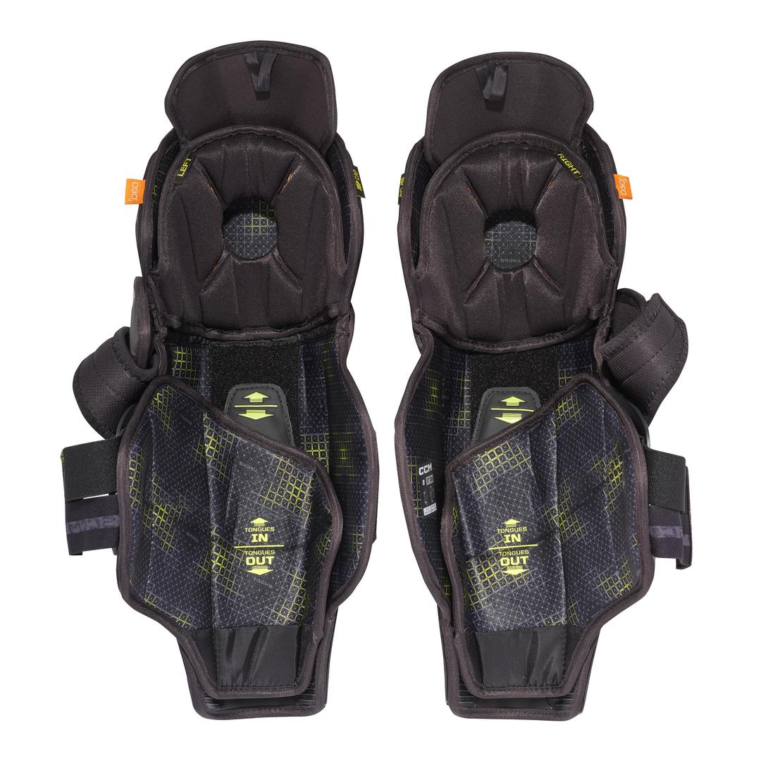 CCM Senior Tacks XF Pro Hockey Player Shin Guards - Image 2