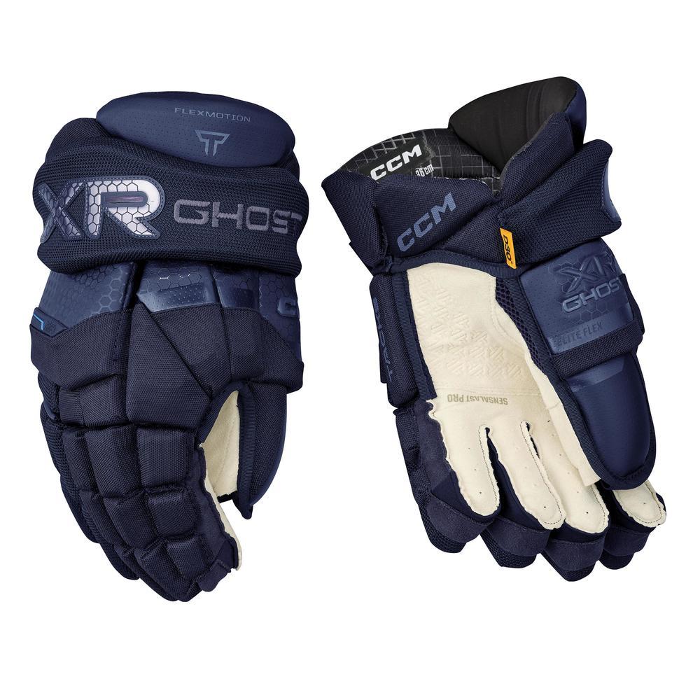 CCM Senior Tacks XR Ghost Hockey Player Glove - Image 2
