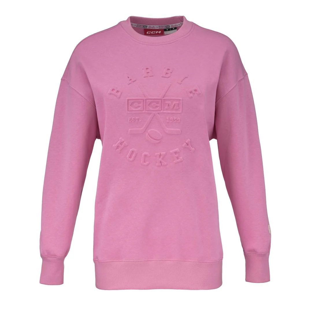 CCM Women's Barbie Crew Neck Sweatshirt