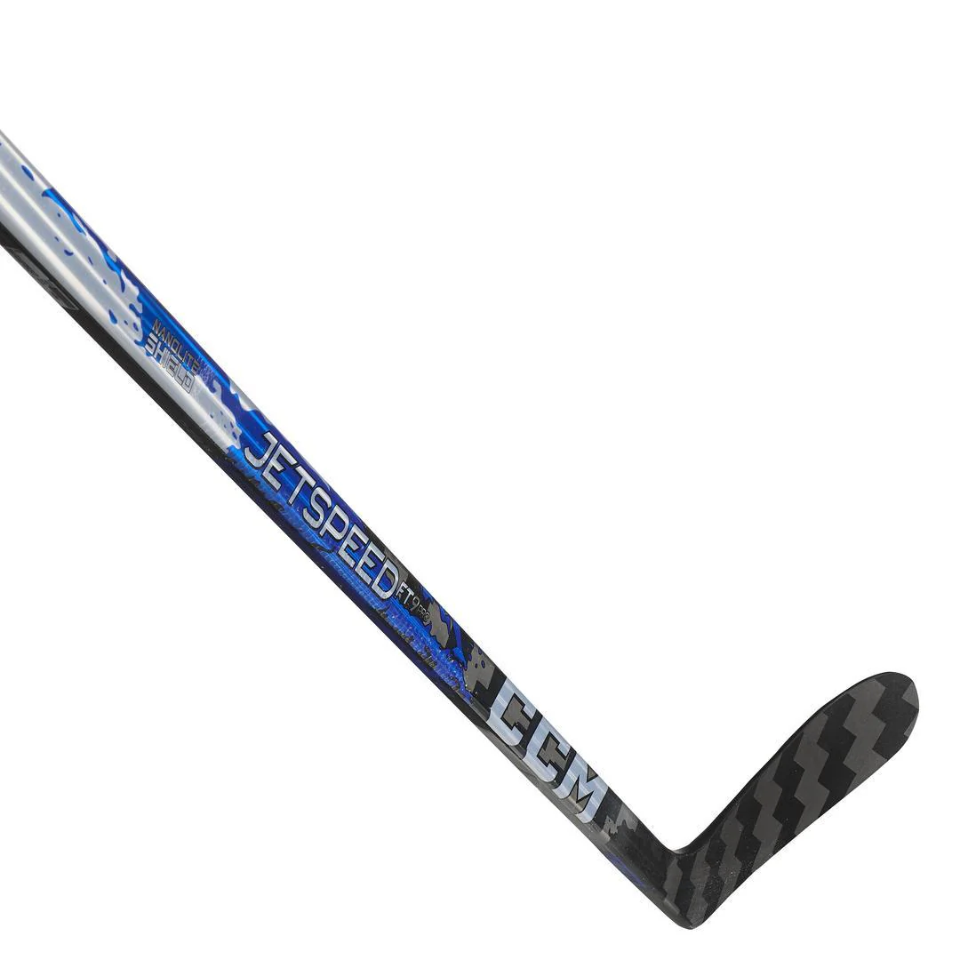 CCM Youth JetSpeed FT9 Pro Blue Hockey Player Stick - Image 2