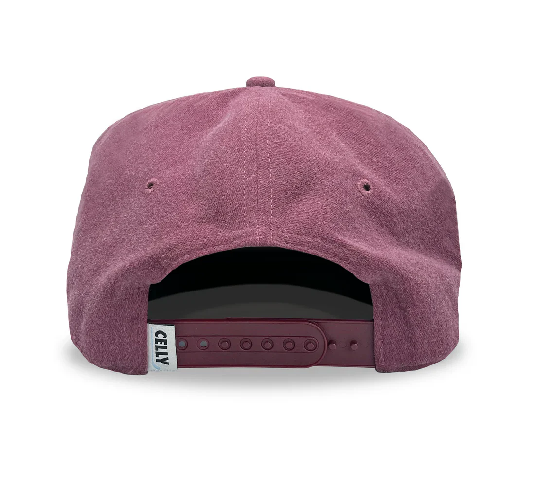 Celly Hockey Montana Hockey Club Snapback Cap Maroon - Image 2