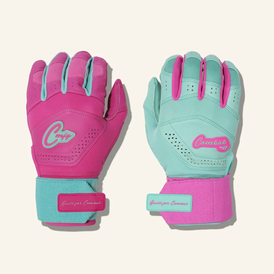 Combat Senior Yin Yang Long Strap Collection Batting Gloves - Image 6