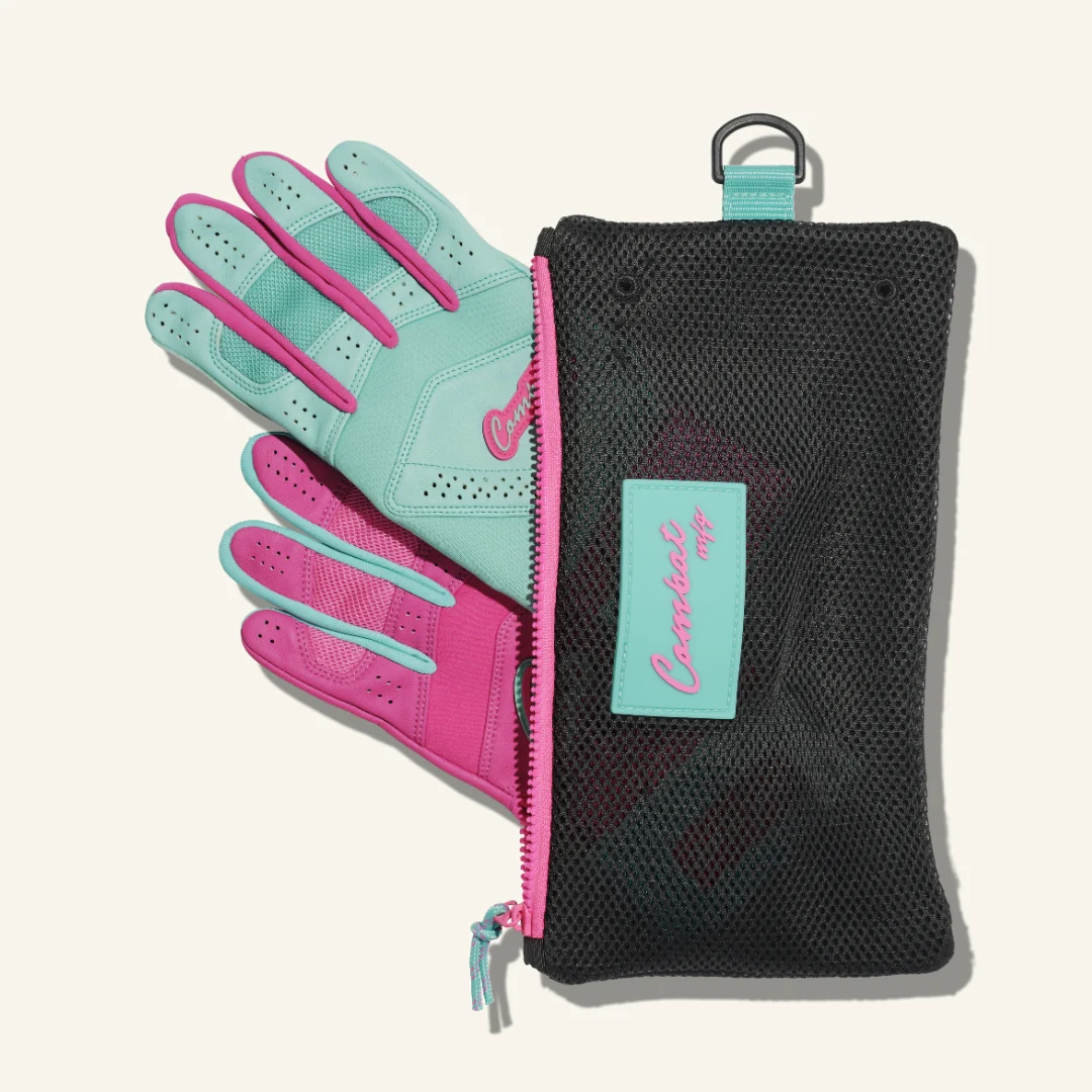 Combat Senior Yin Yang Long Strap Collection Batting Gloves - Image 8