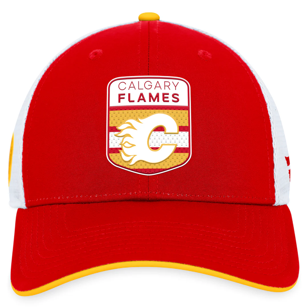 Fanatics Men's NHL Calgary Flames 2023 Adjustable Draft Cap - Image 4