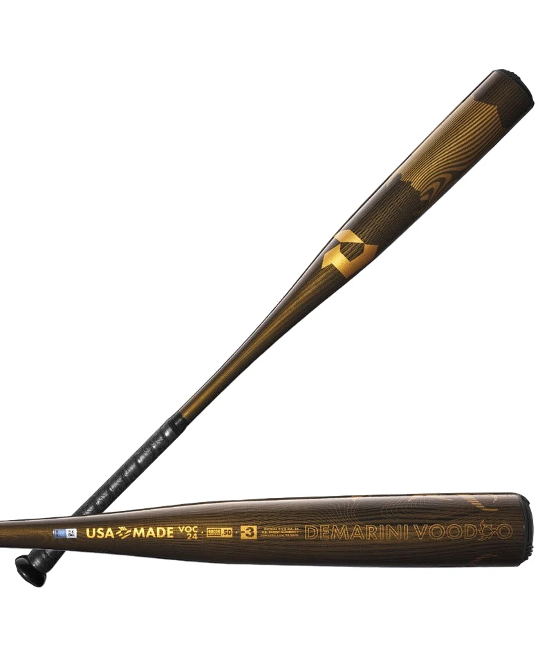 DeMarini -3 Voodoo One Gold BBCOR Baseball Bat