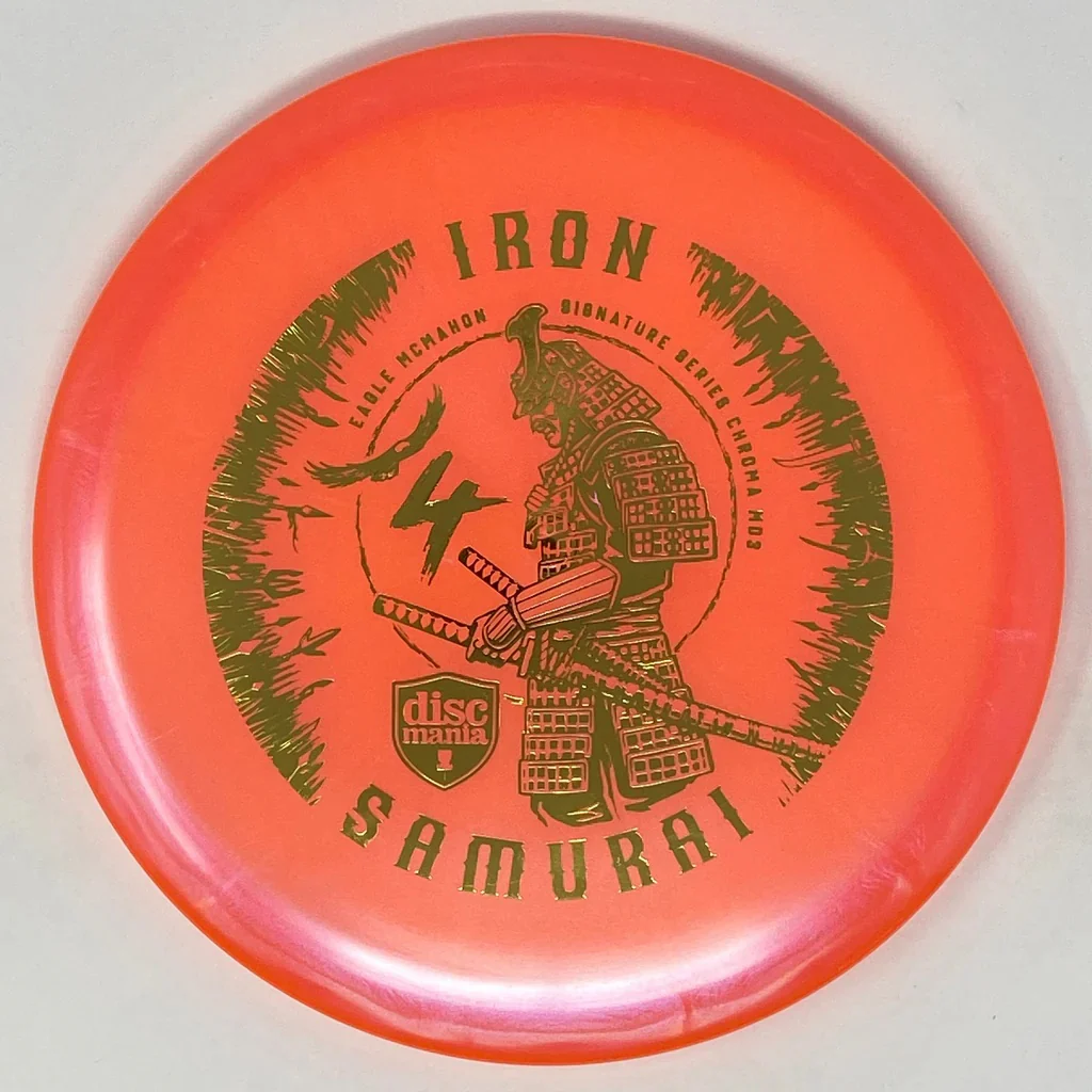 Discmania Chroma MD3 Iron Samurai 4 Eagle McMahon Signature Series Mid Range Golf Disc - Image 2