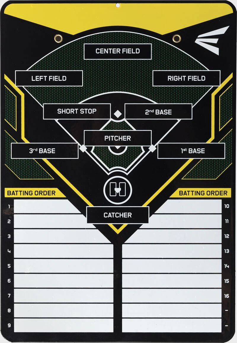Easton Coaches Line-up Board