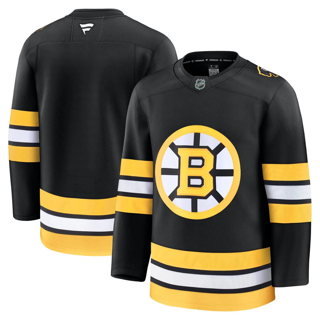 Fanatics Men's NHL Boston Bruins Premium Home Jersey - Image 3
