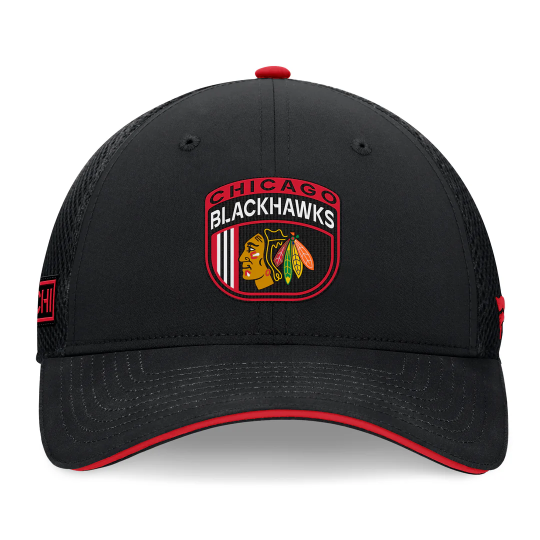 Fanatics Men's NHL Chicago Blackhawks 2024 Adjustable Draft Cap - Image 2