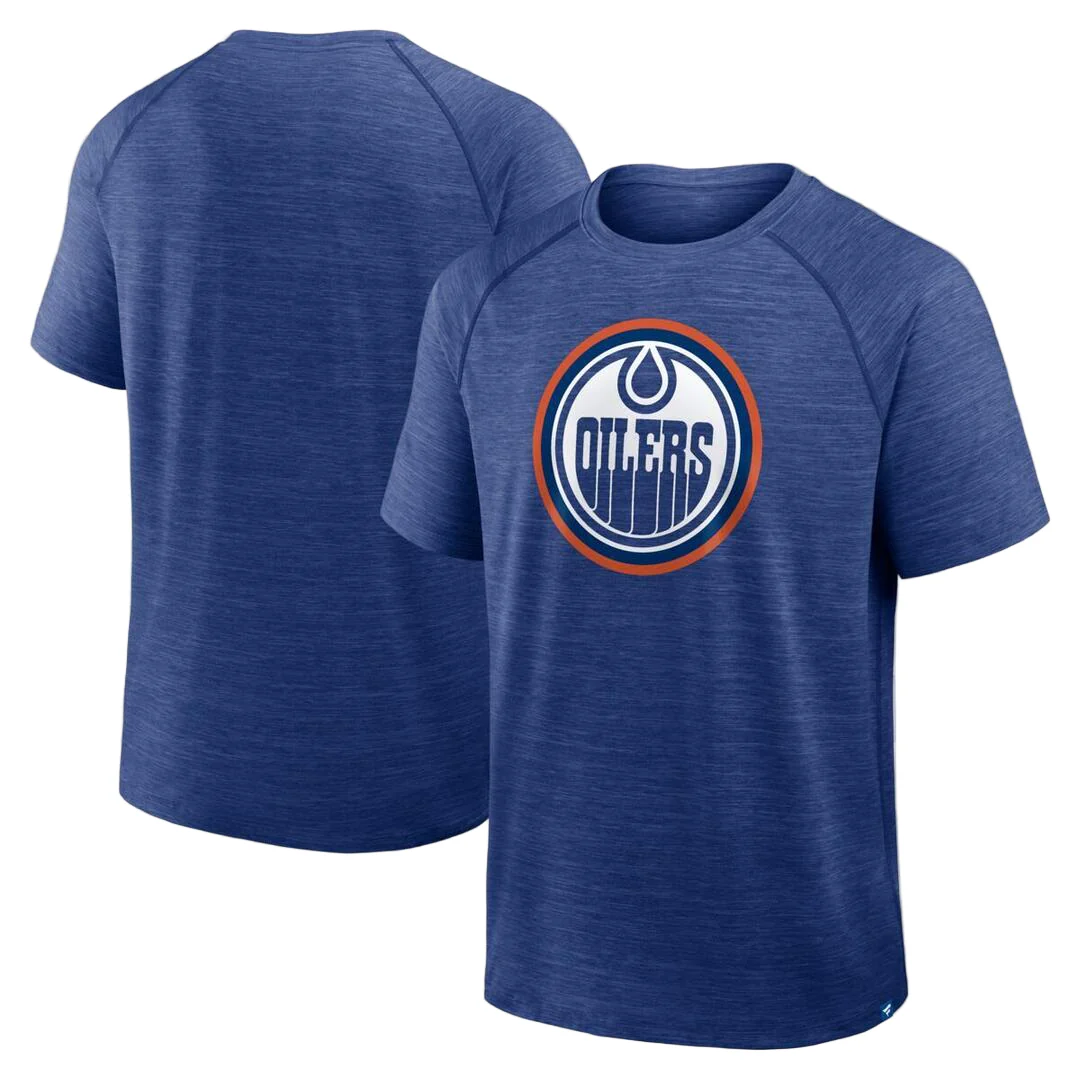 Fanatics Men's NHL Edmonton Oilers 2025 Clutch Poly T-Shirt - Image 3