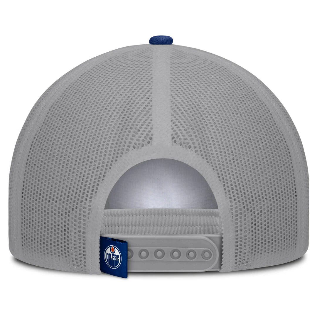 Fanatics Men's NHL Edmonton Oilers 2025 Division Pinch Panel A-Frame Hat - Image 4
