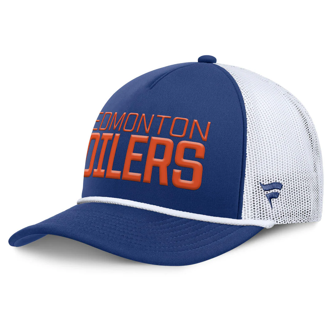 Fanatics Men's NHL Edmonton Oilers 2025 Dutch Pinch Panel A-Frame Hat