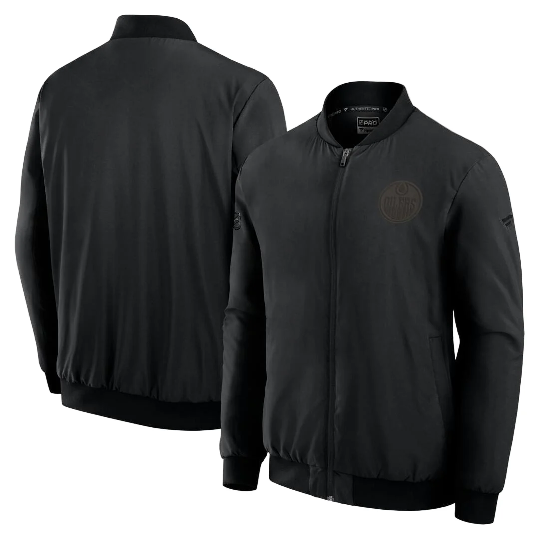 Fanatics Men's NHL Edmonton Oilers 2025 Road Bomber Jacket - Image 3