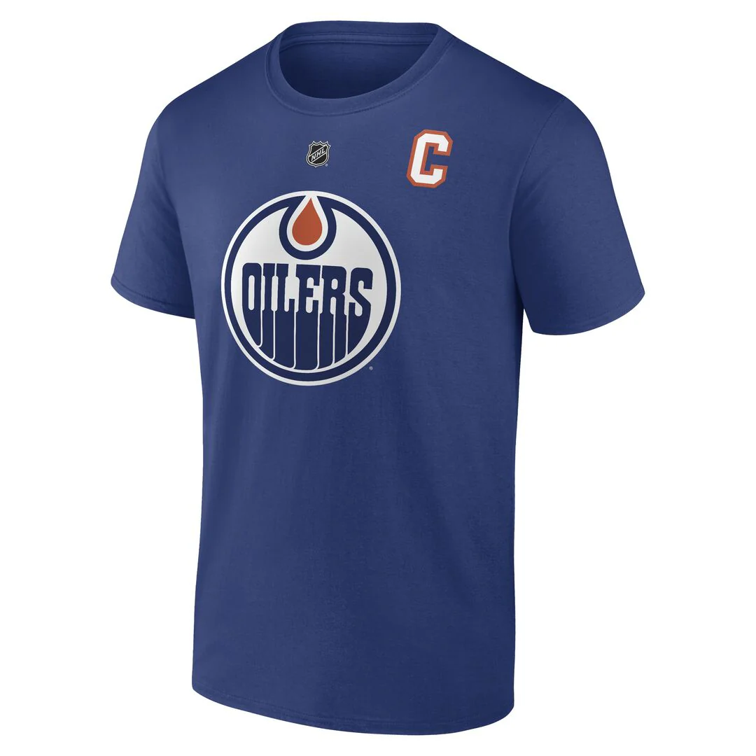 Fanatics Men's NHL Edmonton Oilers Connor McDavid T-Shirt - Image 2