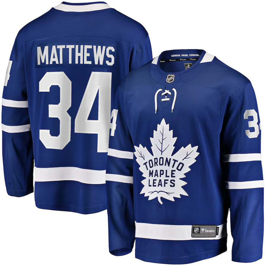 Fanatics Men's NHL Toronto Maple Leafs Auston Matthews Breakaway Home Jersey - Image 3