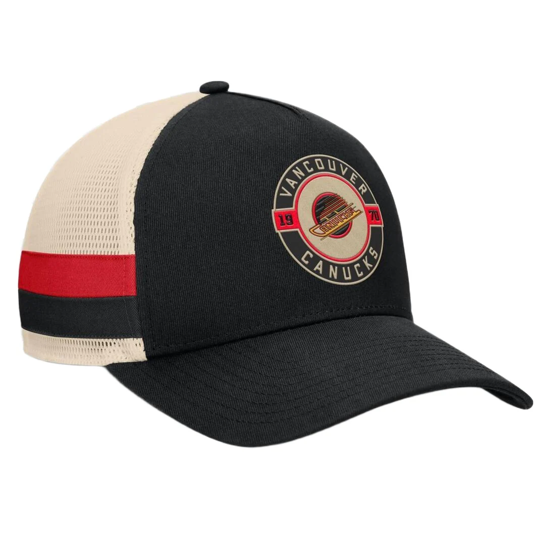 Fanatics Men's NHL Vancouver Canucks 2025 Prestige 5 Panel A-Frame Hat - Image 3