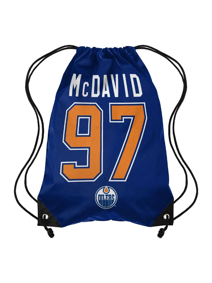 FOCO NHL Edmonton Oilers Connor McDavid Drawstring Sackpack Bag