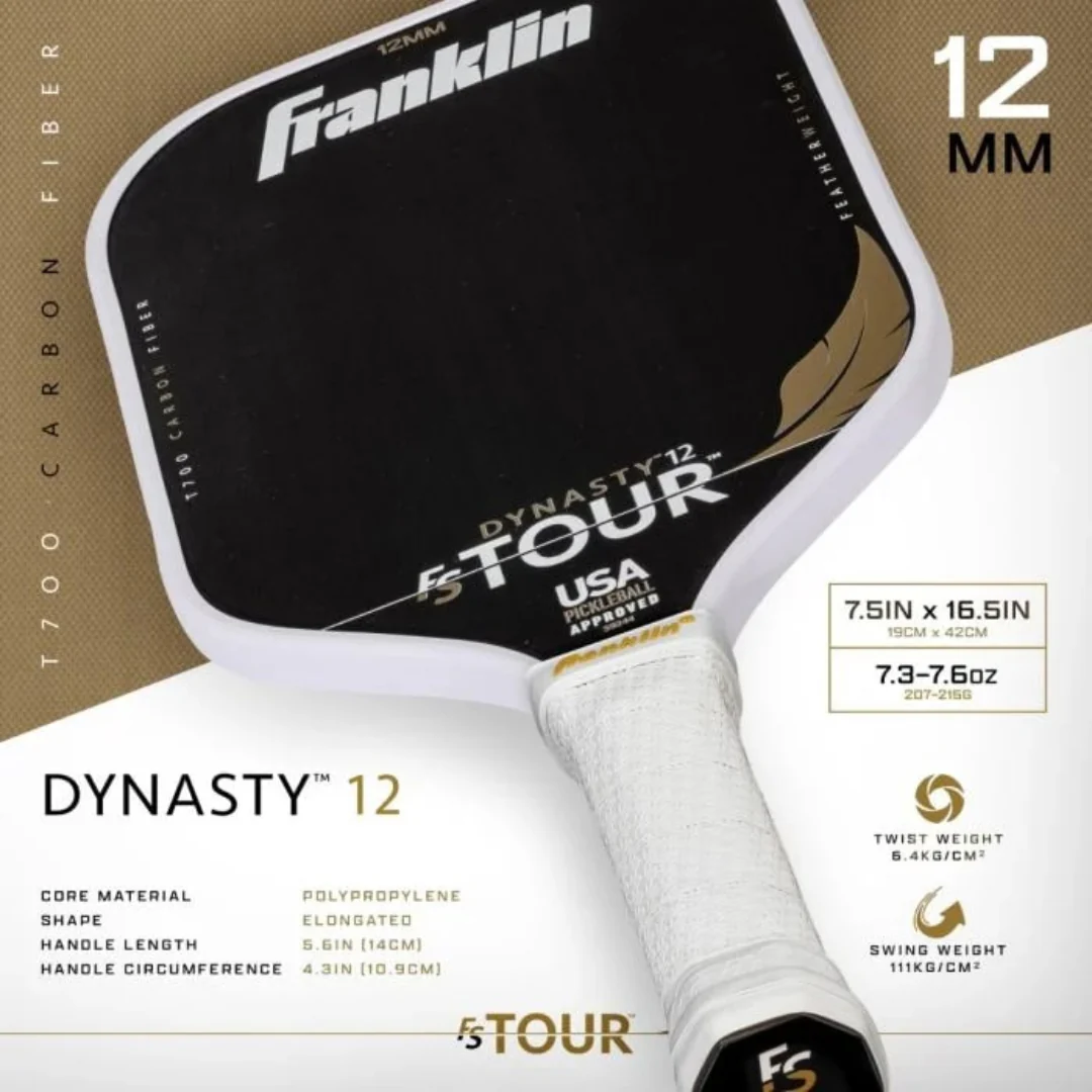 Franklin FS Tour Featherweight Dynasty Pickleball Paddle - Image 2