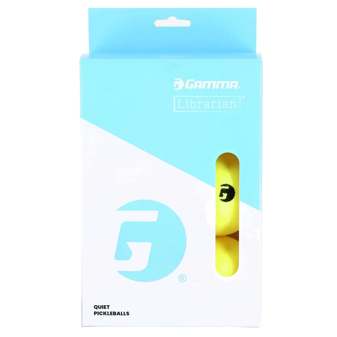 Gamma Librarian Quiet Foam Pickleballs 6-Pack