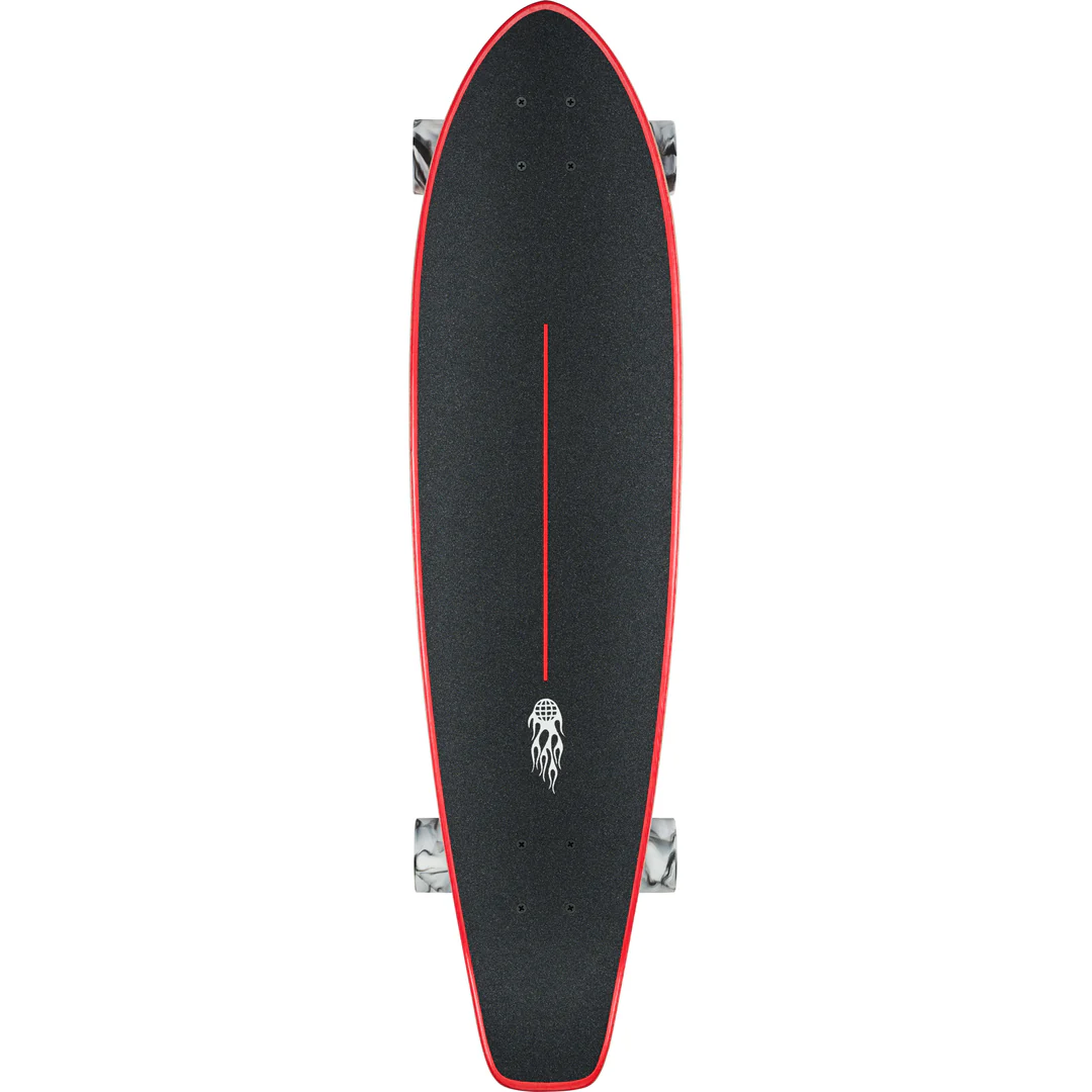 Globe The All-Time Red Flames Complete Longboard - Image 2