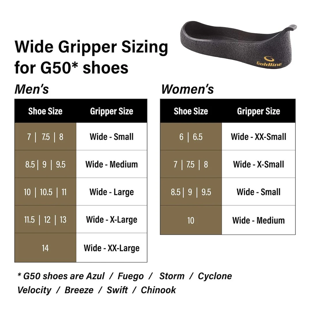Goldline Women's Storm G50 Speed 8 (5/32") Curling Shoes - Image 5