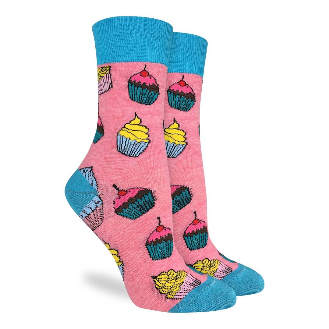 Good Luck Sock Women's Cupcakes Socks - Shoe Size 5-9