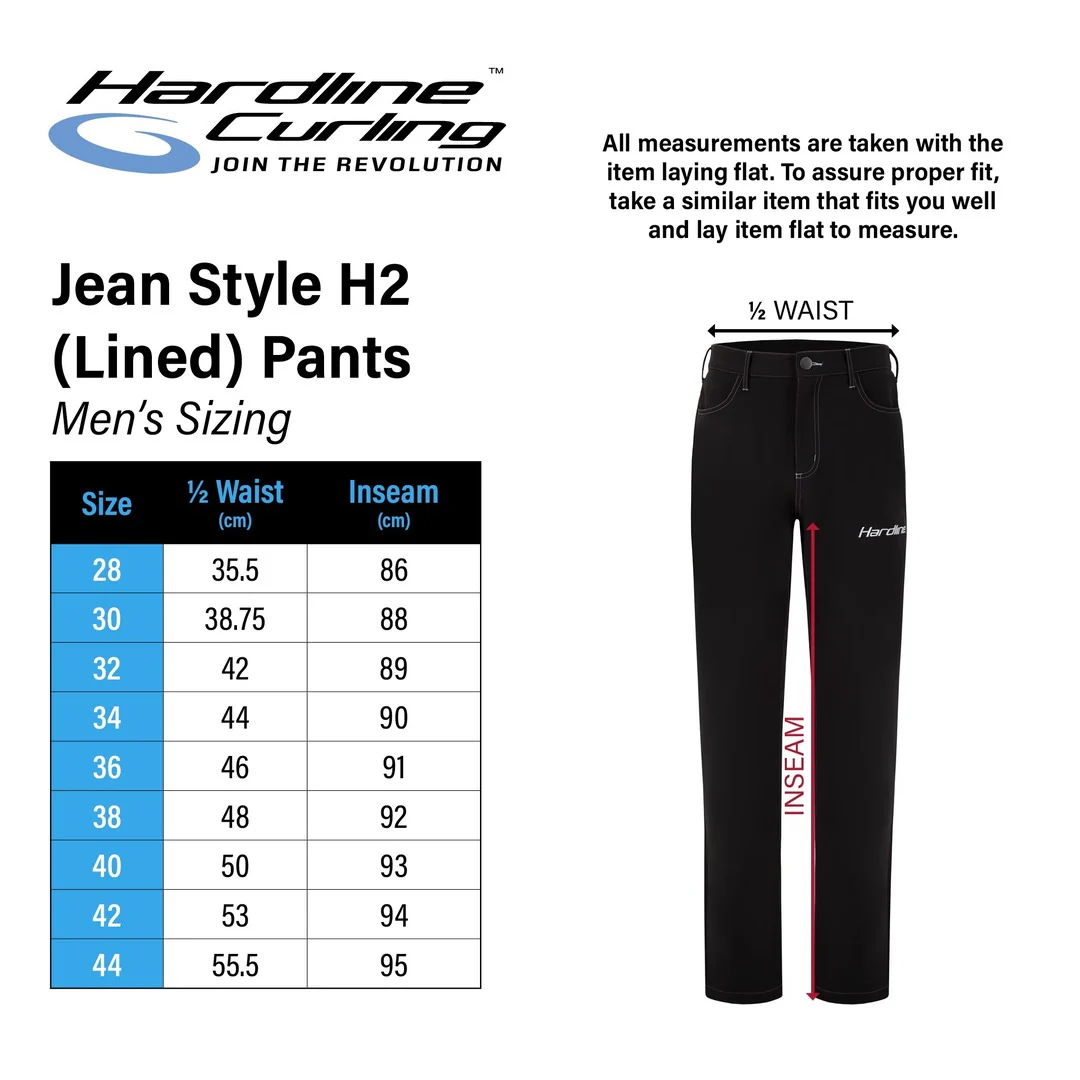 Hardline Men's H2 Jean Style Curling Pants - Image 3