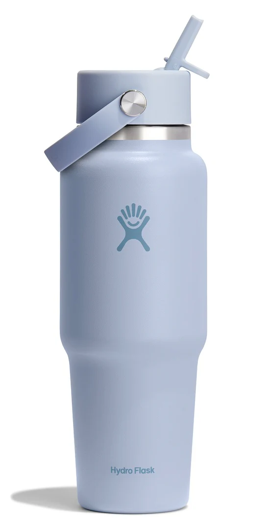Hydro Flask Wide Mouth Travel Bottle with Flex Straw Cap 32oz/946ml - Image 4