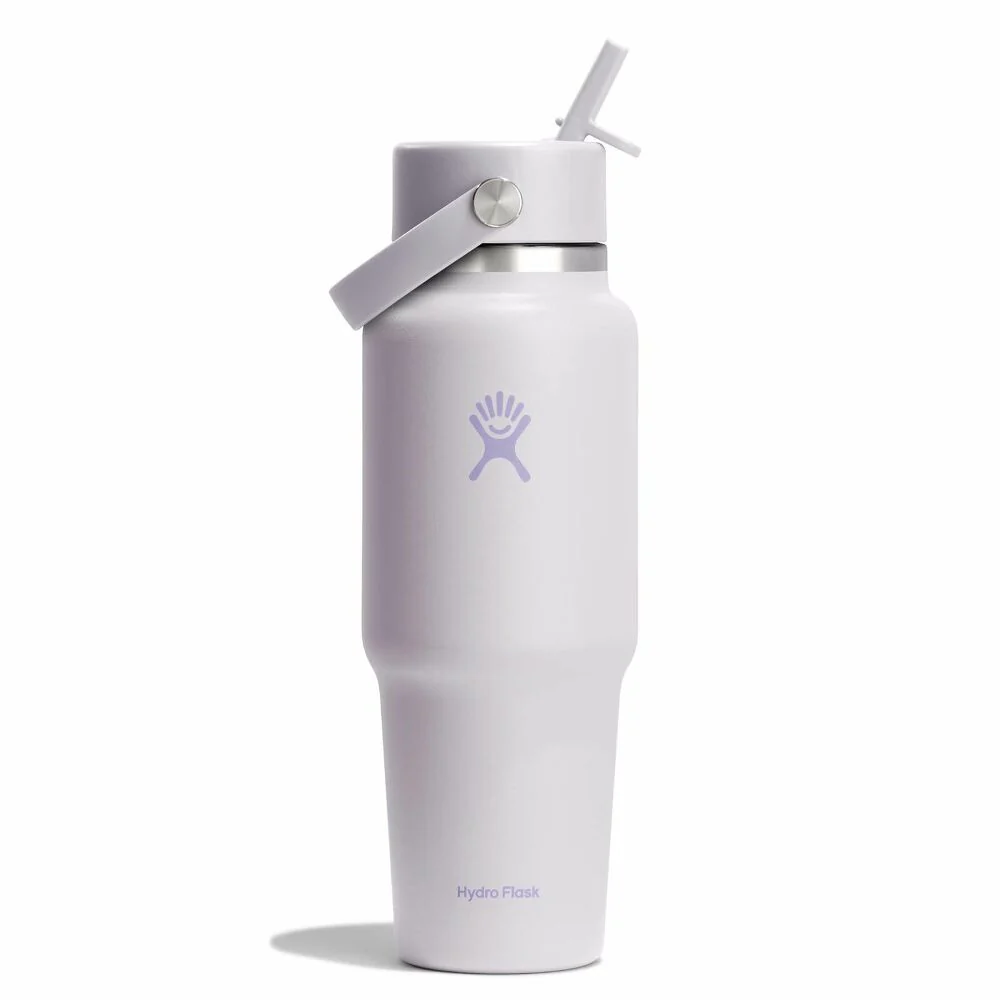 Hydro Flask Wide Mouth Travel Bottle with Flex Straw Cap 32oz/946ml - Image 6