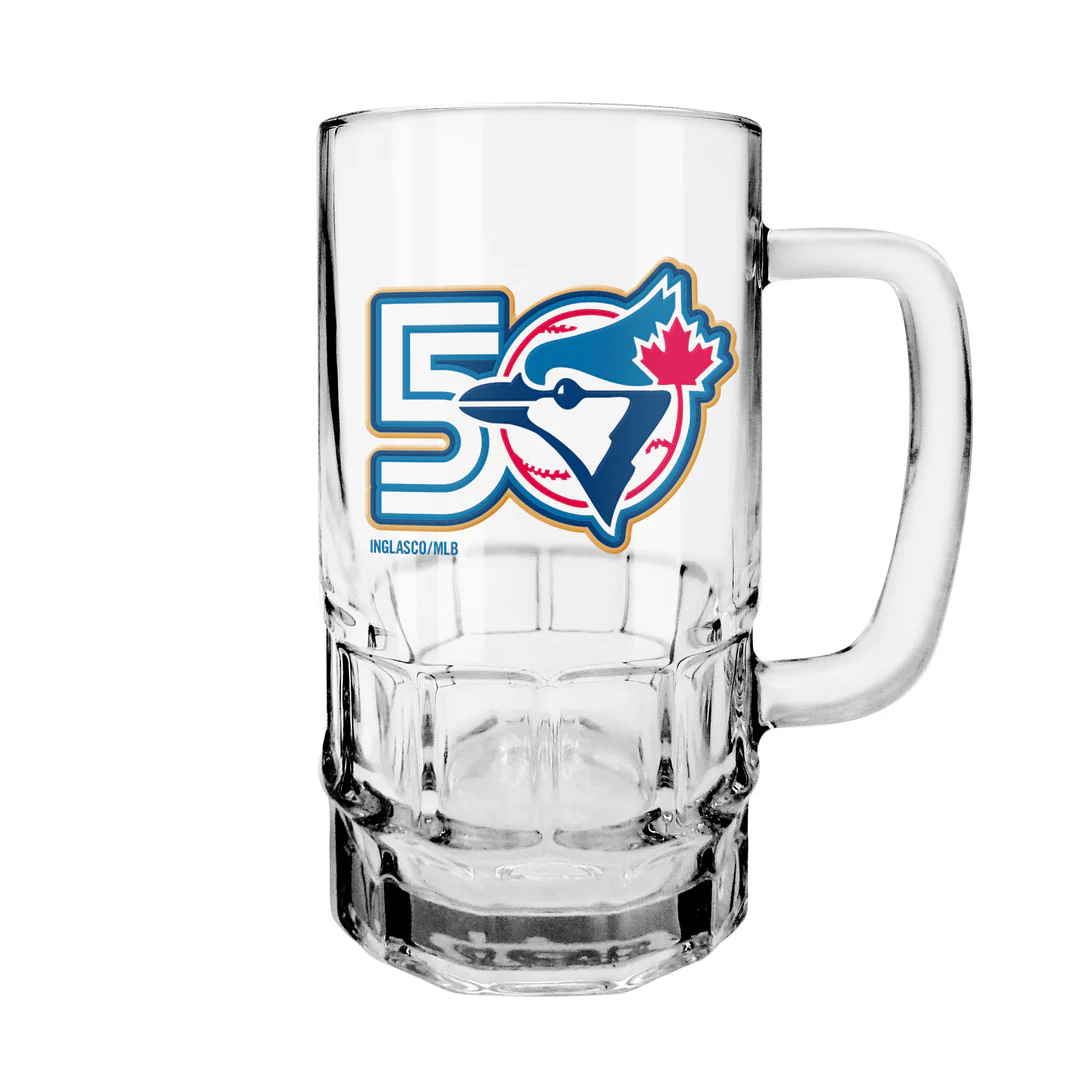 Inglasco MLB Toronto Blue Jays 18oz Beer Stein - 50th Anniversary