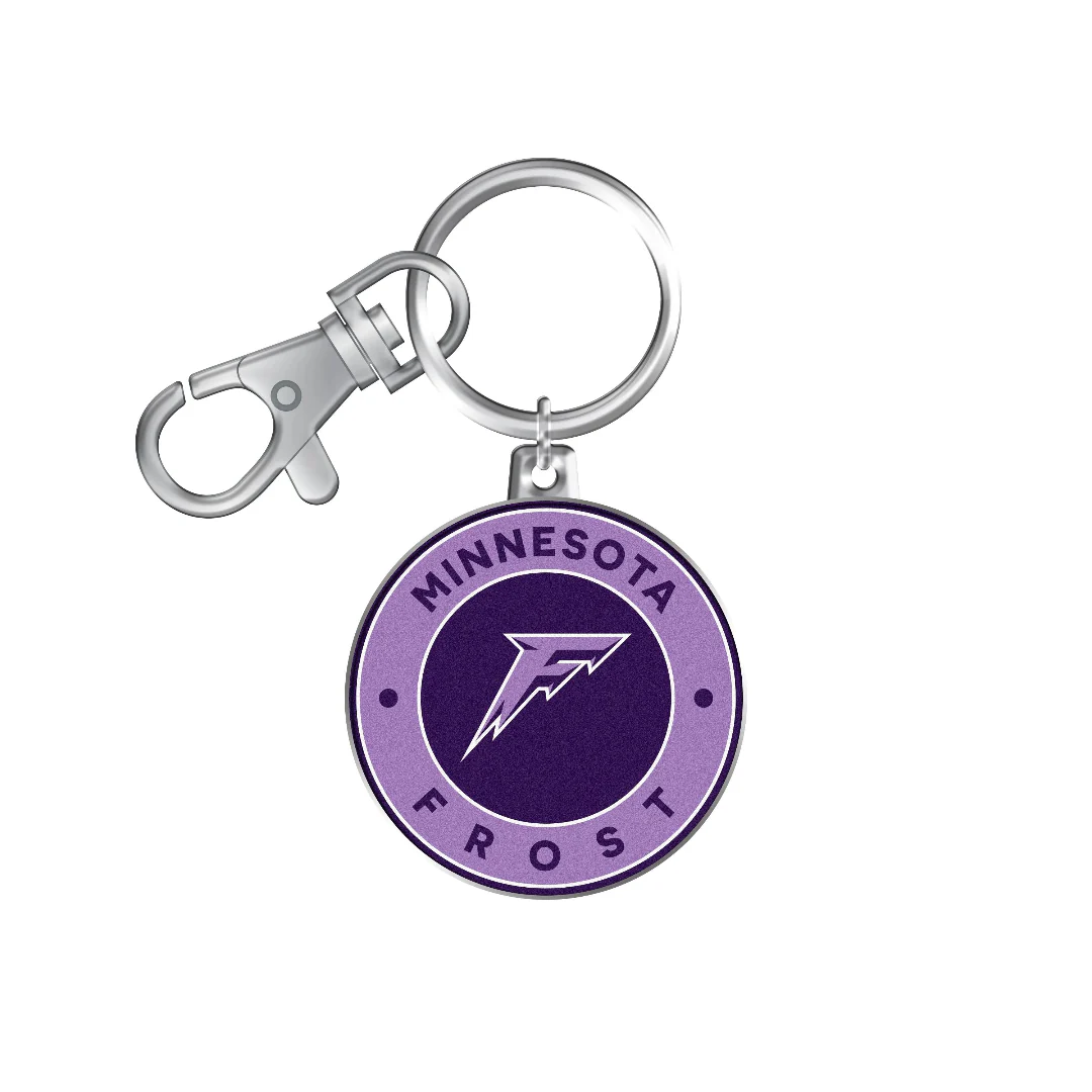 Inglasco PWHL Minnesota Frost Logo Keychain