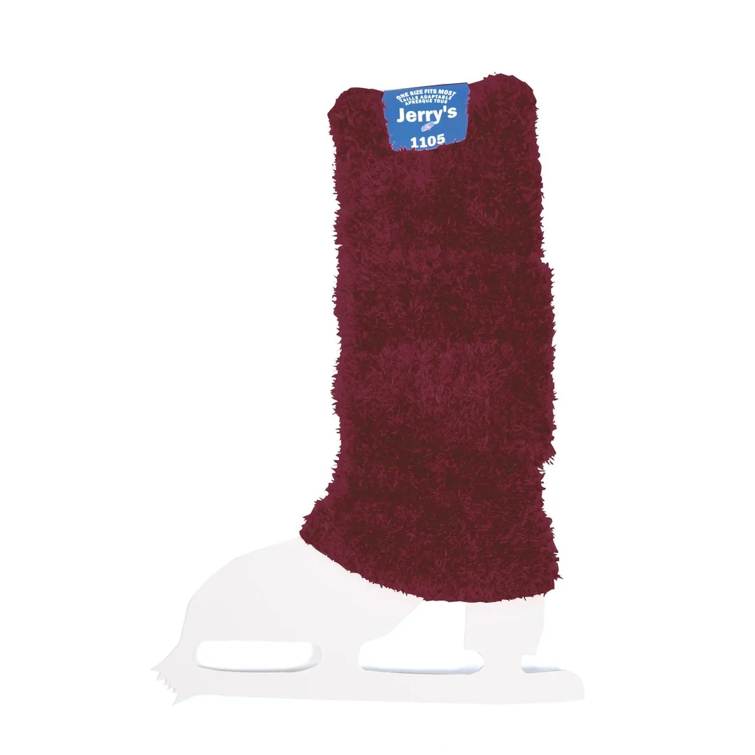 Jerry's Adult 1105 Furry Figure Skating Leg Warmers - Image 2