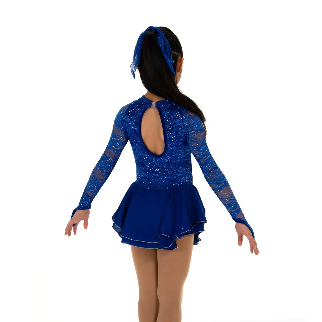 Jerry's Girl's 609 Sequin Lining Figure Skating Dress - Image 2