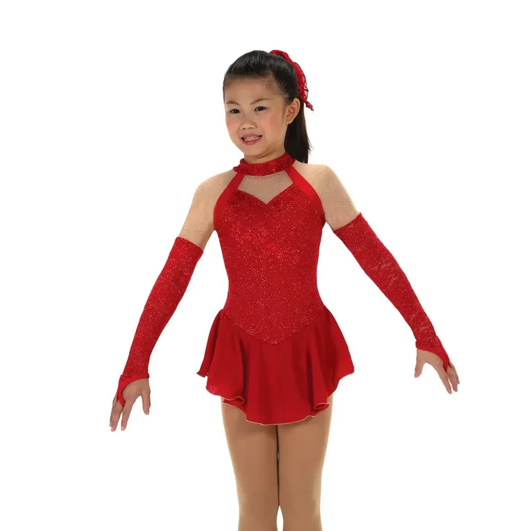 Jerry's Girl's 627 Opera Gloves Figure Skating Dress - Image 3