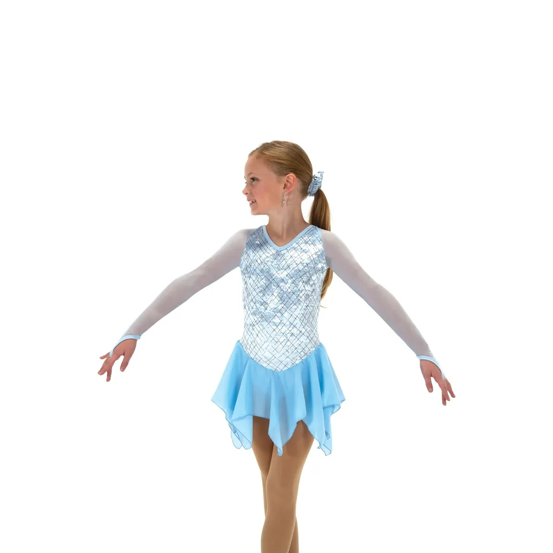 Jerry's Girl's 687 Clear Ice Figure Skating Dress - Image 3