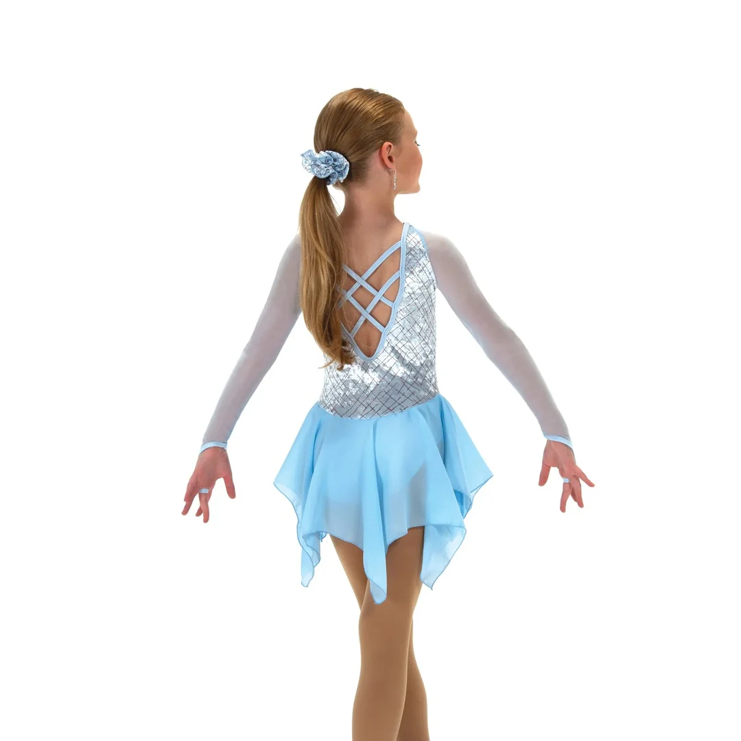 Jerry's Girl's 687 Clear Ice Figure Skating Dress - Image 4