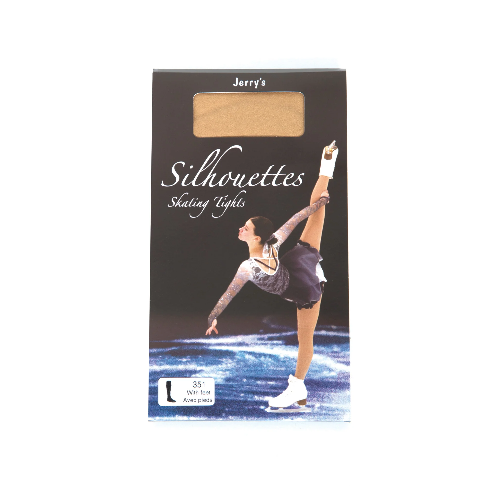 Jerry's Women's 351 Silhouettes Footed Figure Skating Tights - Image 2
