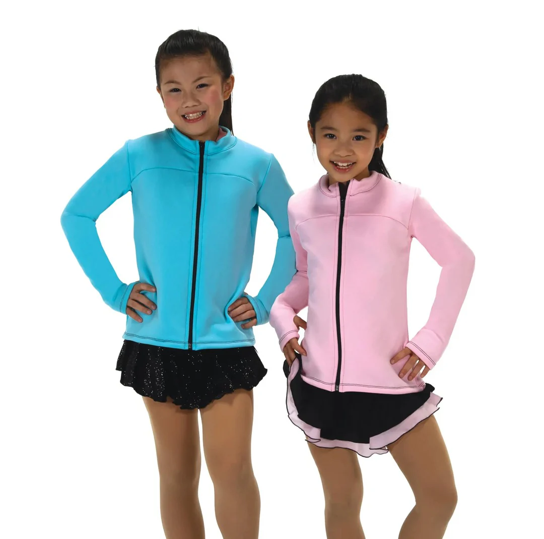 Jerry's Women's S222 Fleece Sparkle Seam Figure Skating Jacket - Image 4