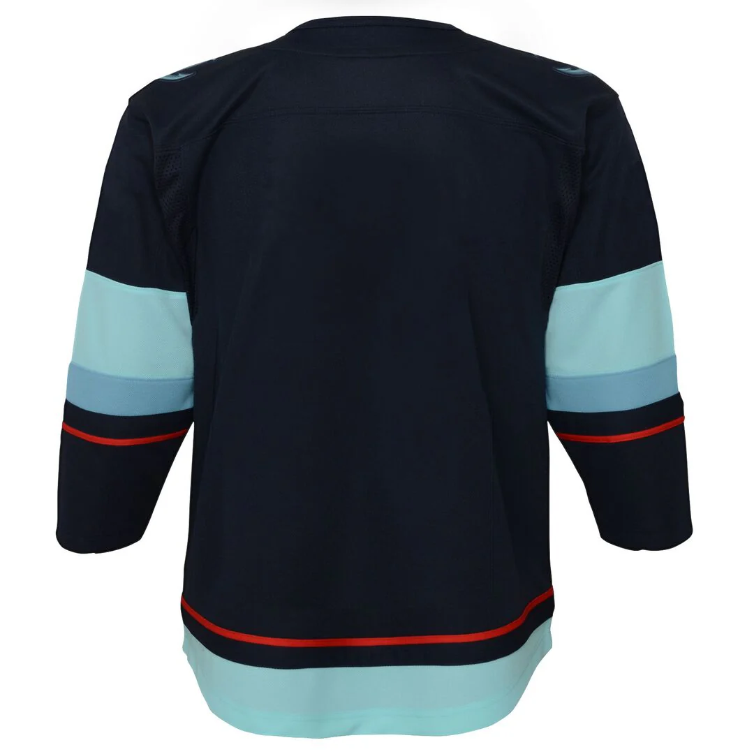 NHL Branded Youth Seattle Kraken Home Jersey - Image 2