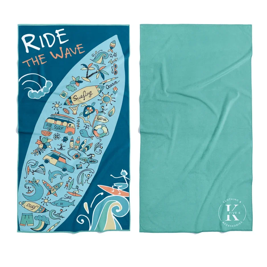K5 Microfiber Quick-Dry 80x160cm Beach Towel - Image 10