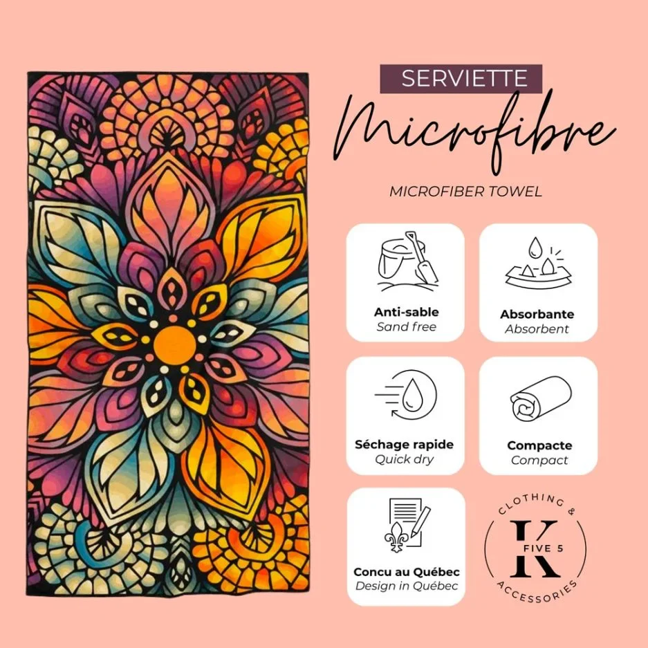 K5 Microfiber Quick-Dry 80x160cm Beach Towel - Image 20