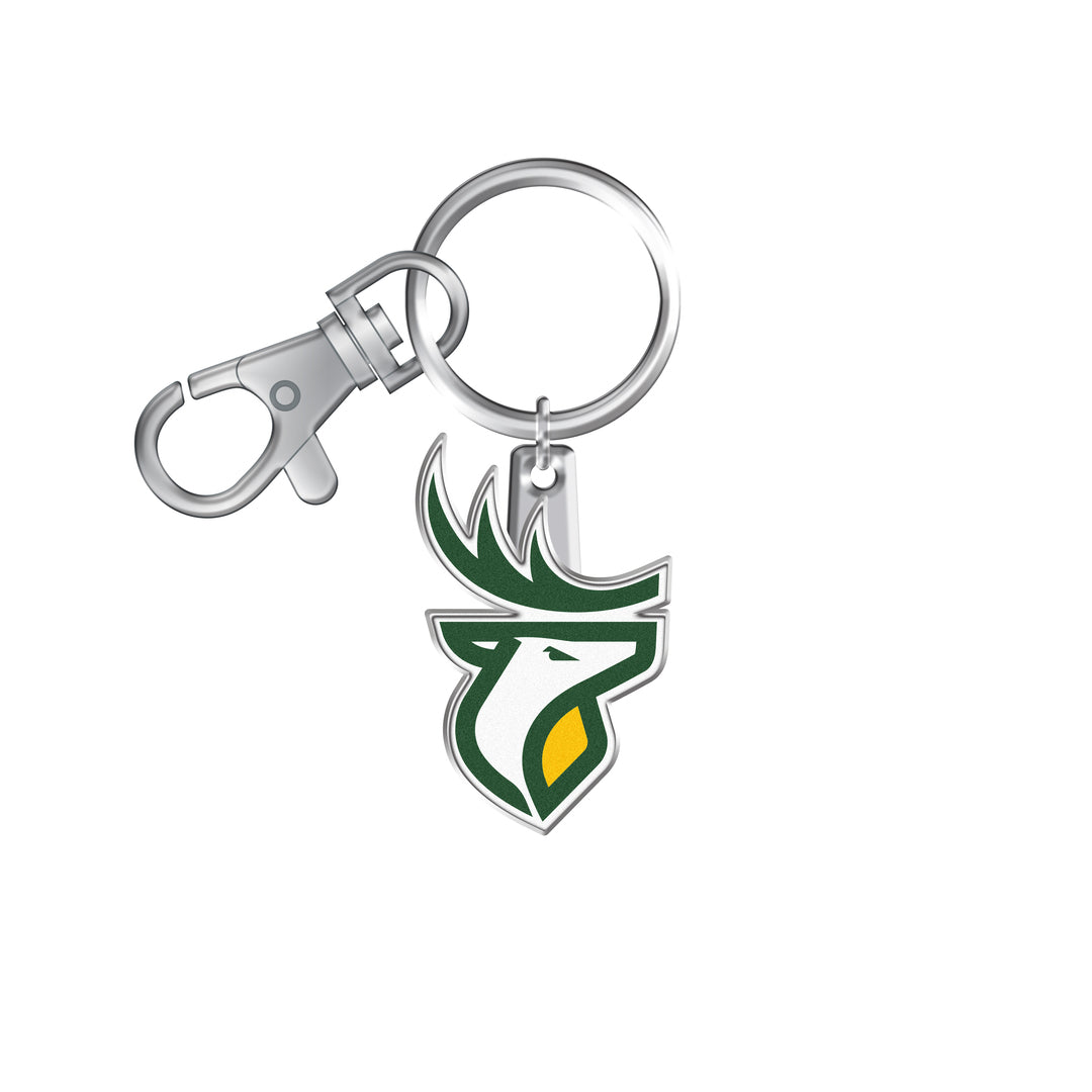 The Sports Vault CFL Edmonton Elks Logo Keychain