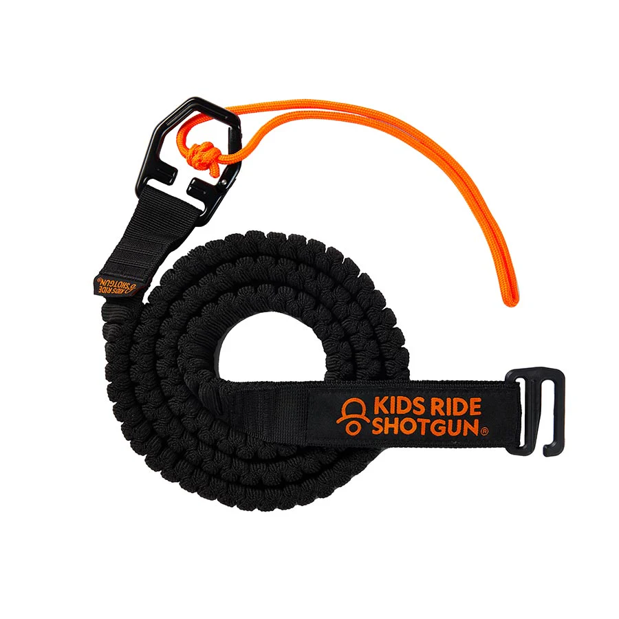 Kids Ride Shotgun Black Quick Fit MTB Tow Rope