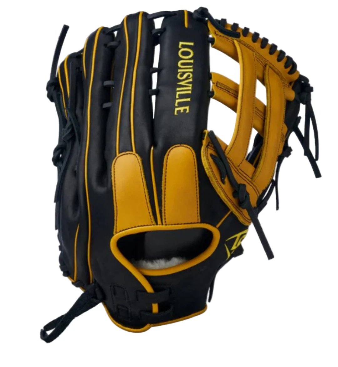 Louisville Super Z FG Black-Yellow Slo-Pitch Glove