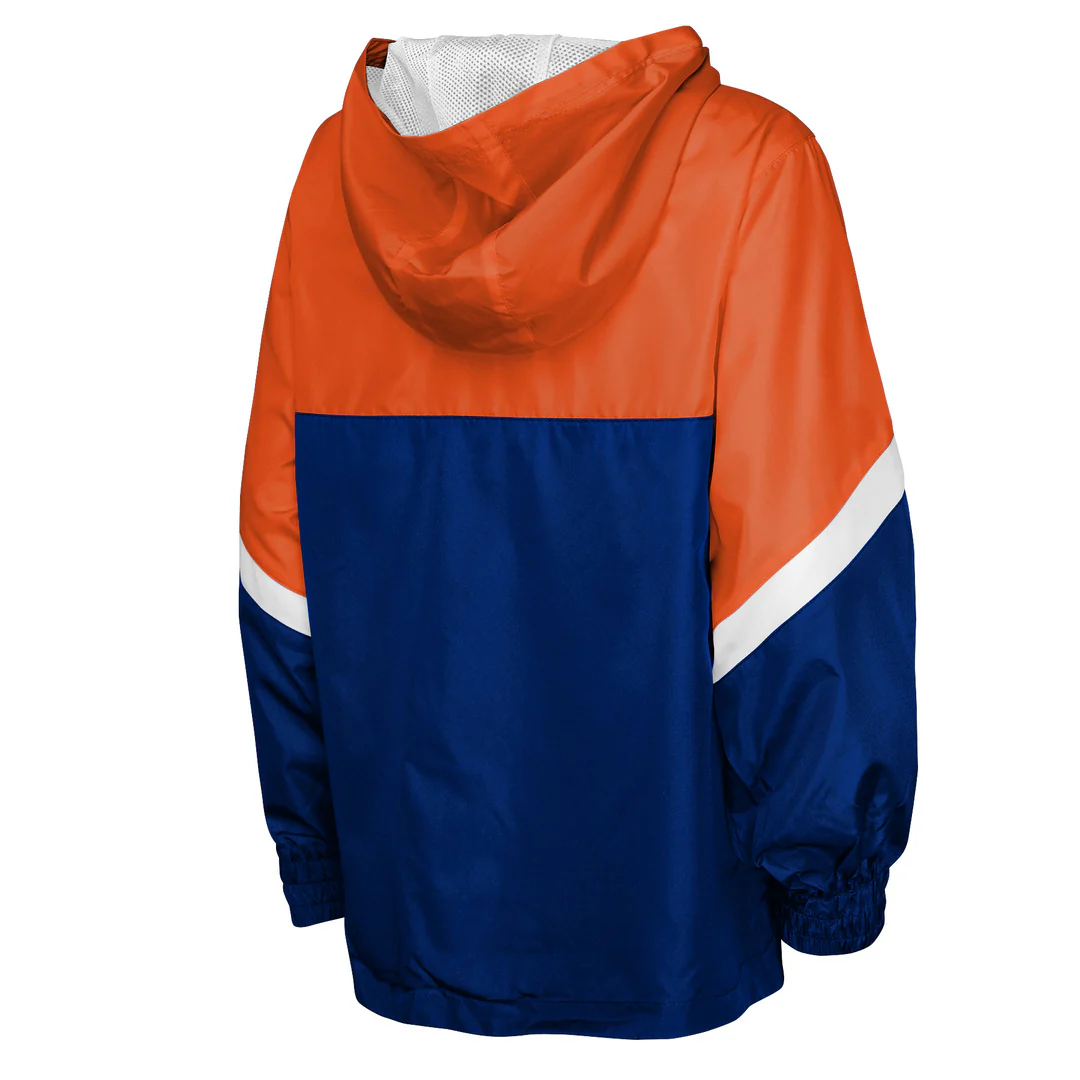 Mitchell & Ness Youth NHL Edmonton Oilers Lightweight Anorack Jacket - Image 2