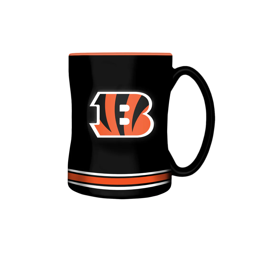The Sports Vault NFL Cincinnati Bengals 14oz Sculpted Mug - Image 3