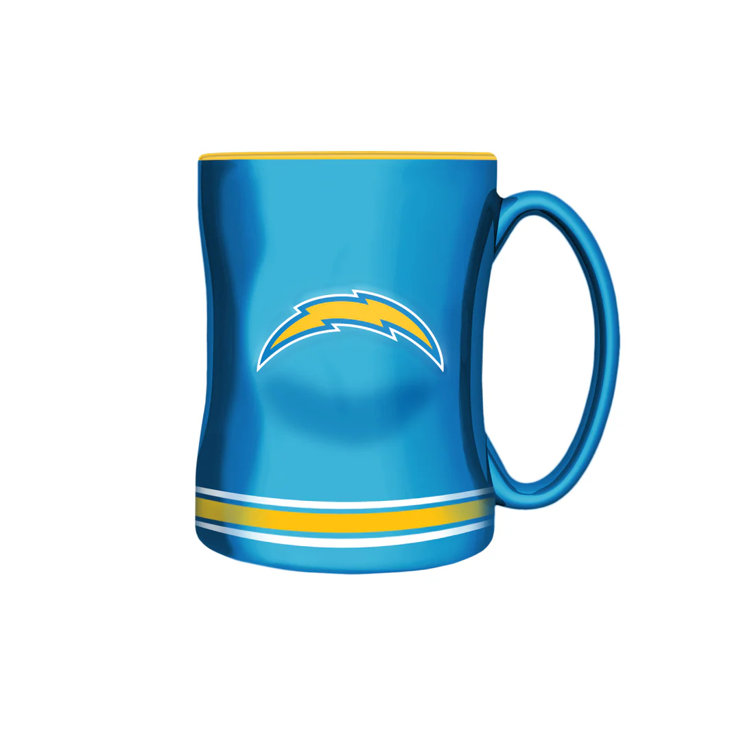 The Sports Vault NFL Los Angeles Chargers 14oz Sculpted Mug - Image 3